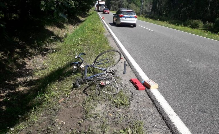 Kolejny wypadek z udziałem rowerzysty