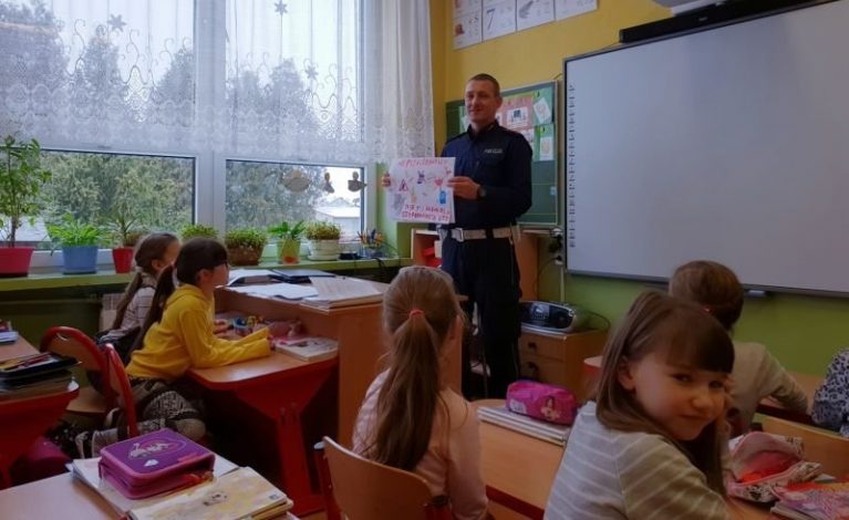 Odwiedzili szkołę w Rusinowicach