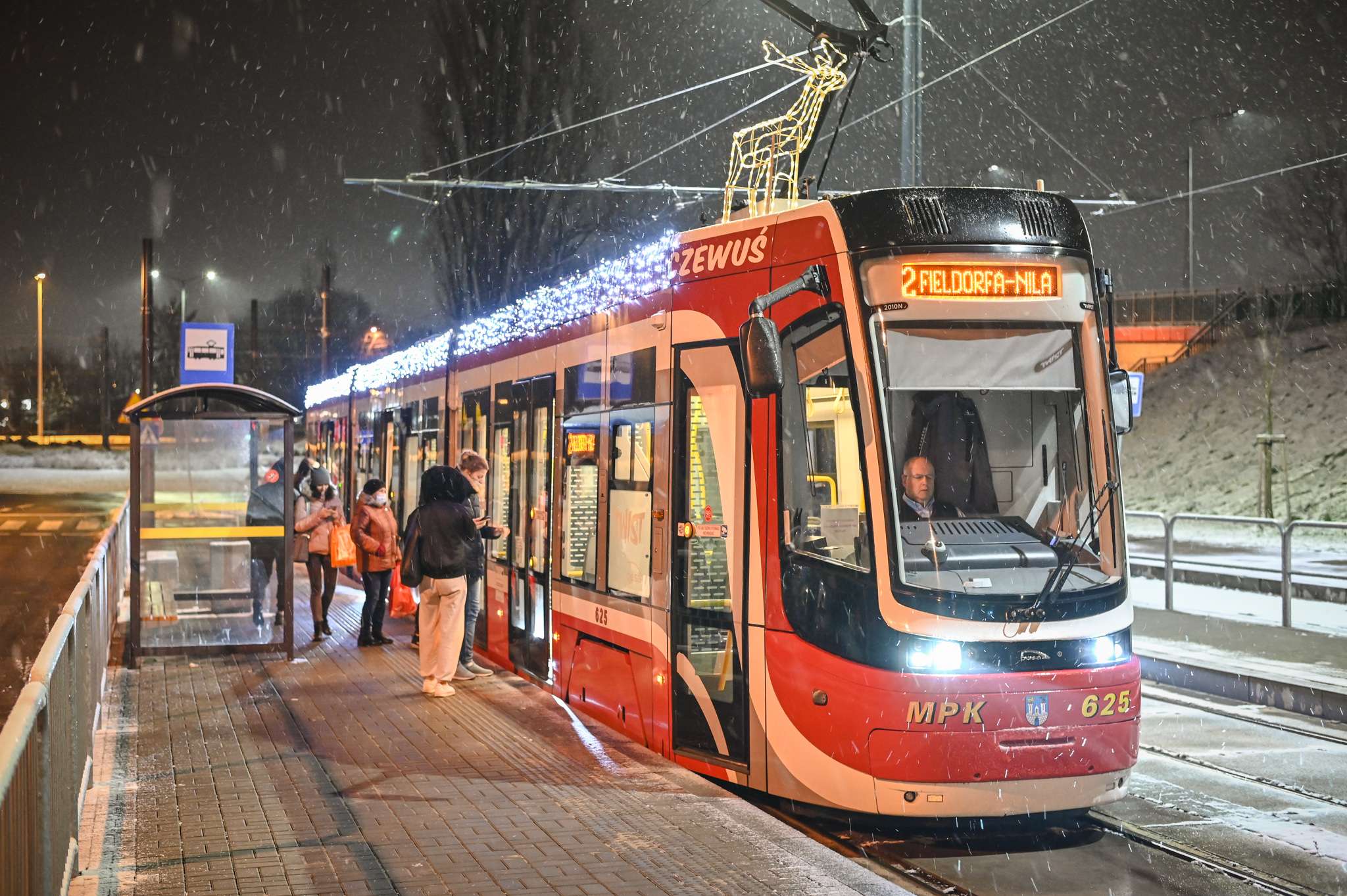 Świąteczny tramwaj ruszył w miasto!