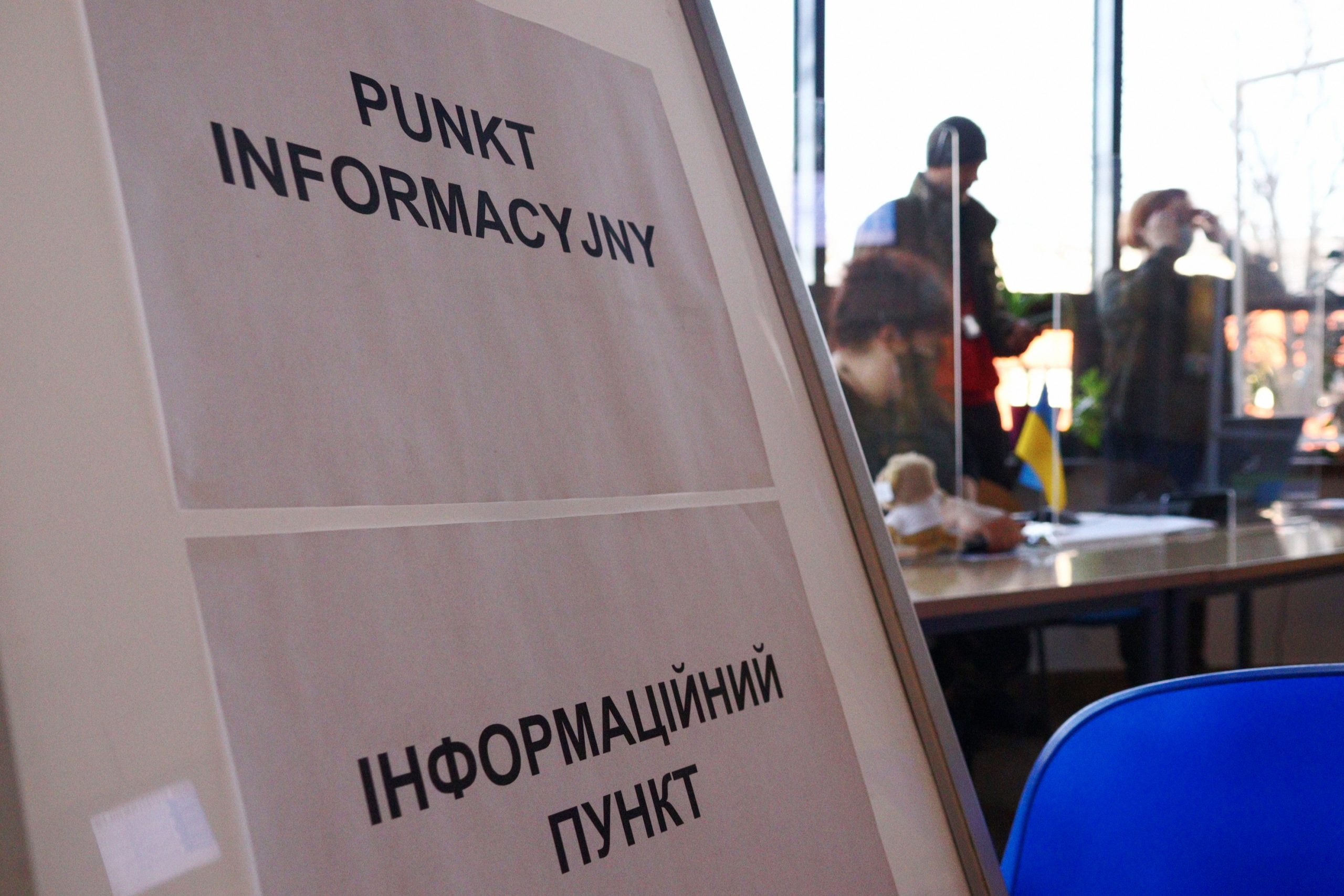 Urząd miasta stworzył punkt informacyjny dla obywateli i obywatelek Ukrainy