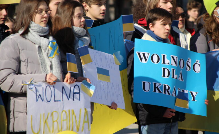 Częstochowskie szkoły solidarne z Ukrainą