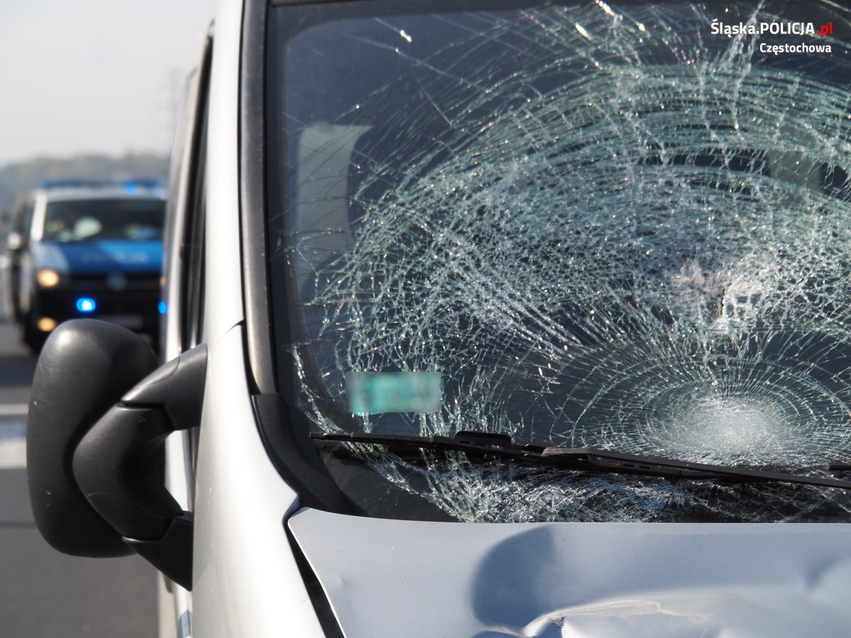 Poważny wypadek na ulicy Szajnowicza-Iwanowa. Kierowca ominął samochody, które zatrzymały się przed przejściem