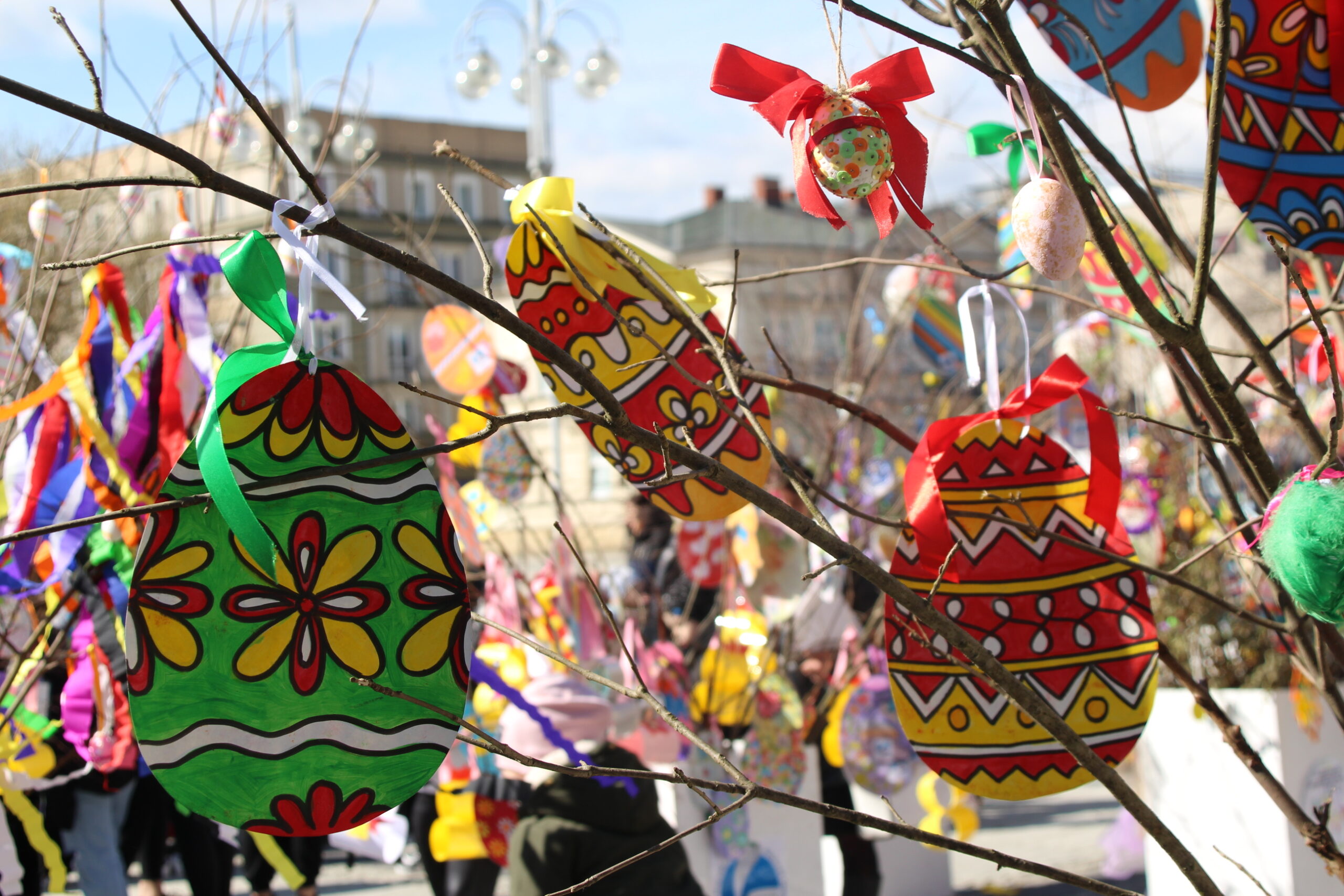 Świąteczne symbole na placu Biegańskiego