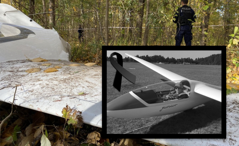 Aeroklub Warmińsko-Mazurski żegna Filipa. 17-latek zginął w katastrofie szybowca w Kościelcu