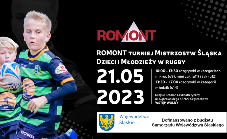 Częstochowa: Romont Turniej Mistrzostw Śląska Dzieci i Młodzieży w rugby