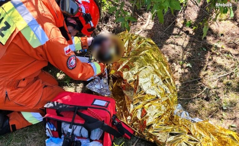 Zaginiona 70-latka odnaleziona w kompleksie leśnym w miejscowości Długi Kąt