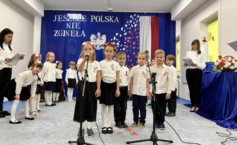Obchody Święta Niepodległości w Niepublicznym Przedszkolu “Nibylandia” w Częstochowie