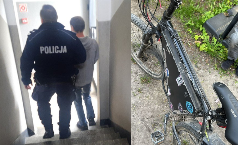 48-latek ukradł rower wart 8 tys. zł. Kryminalni zatrzymali mężczyznę i odzyskali jednoślad