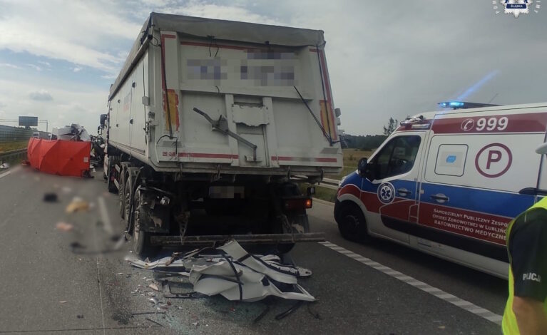 Śmiertelny wypadek na A1 w kierunku Gliwic