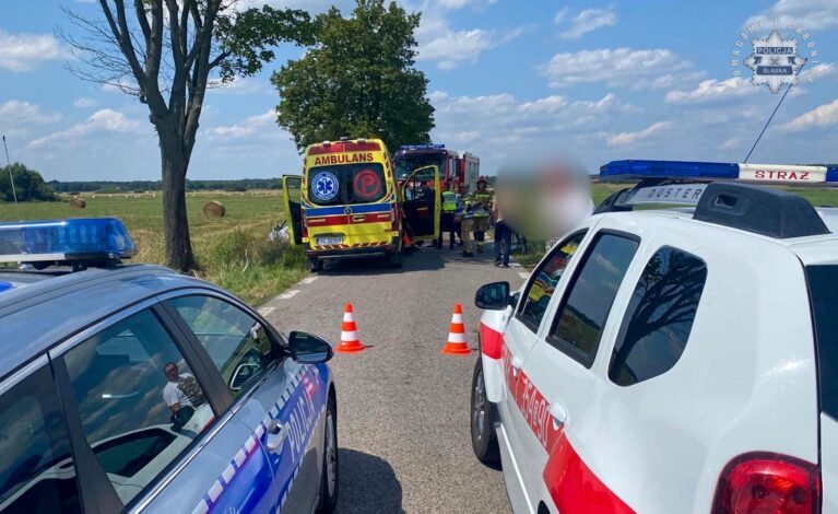 Kolejny wypadek śmiertelny na drogach powiatu częstochowskiego. Nie żyje 36-letni kierowca